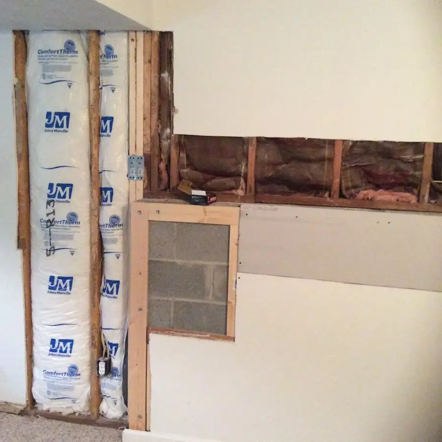 Wall insulation replacement during Odor Removal & Deodorization in Mayfield